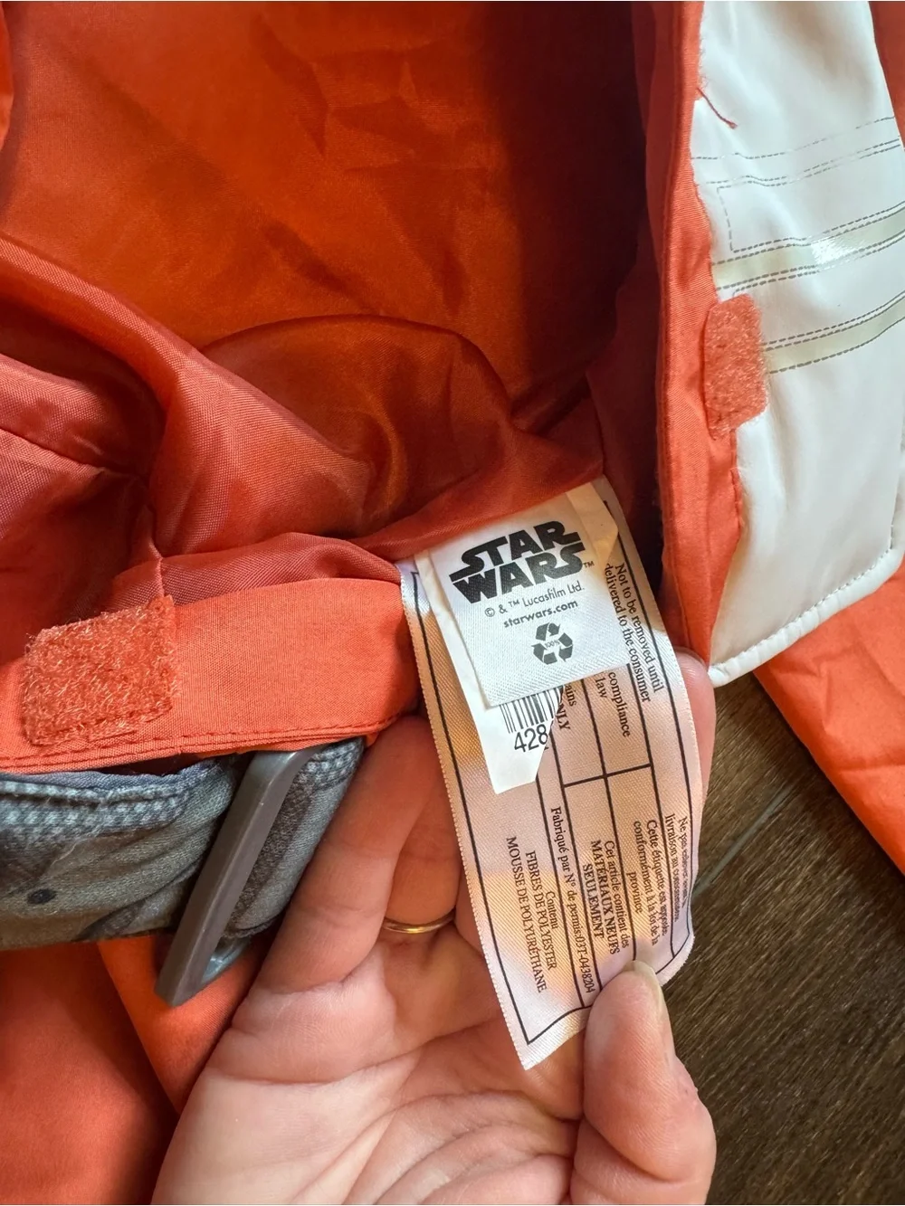 The Disney Store Star Wars The Last Jedi Poe Dameron costume kids size 4